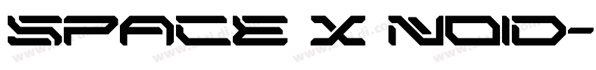 Space X Noid字体转换